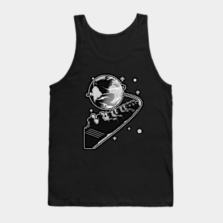 Spaceship Earth B&W Tank Top